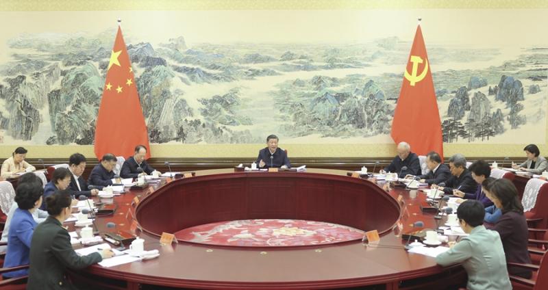 习近平在同全国妇联新一届领导班子成员集体谈话时强调 坚定不移走中国特色社会主义妇女发展道路 组织动员广大妇女为中国式现代化建设贡献巾帼力量(图1)