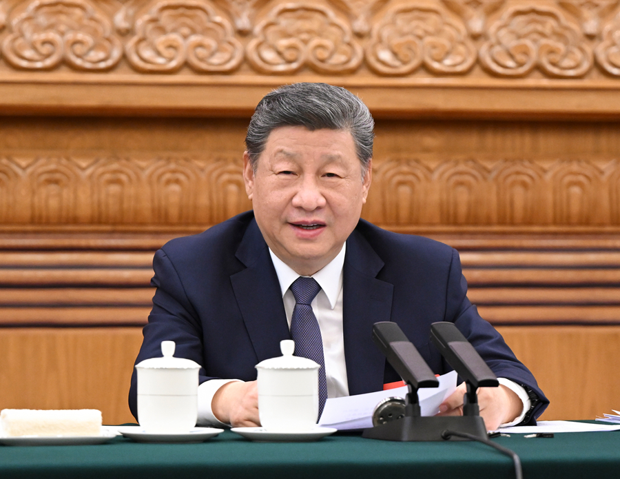 习近平在参加江苏代表团审议时强调 经济大省要在研究新情况解决新问题上下功夫出经验(图1)
