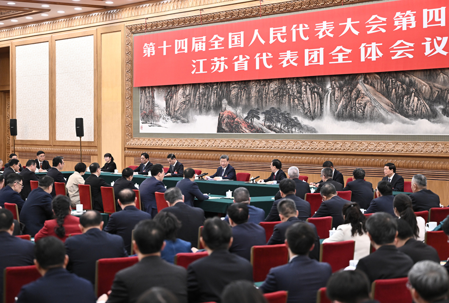 习近平在参加江苏代表团审议时强调 经济大省要在研究新情况解决新问题上下功夫出经验(图4)